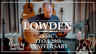 Lowden S50c TFOA 20th Anniversary African Blackwood Sinker Redwood 2021 played by Tom Punt | Demo