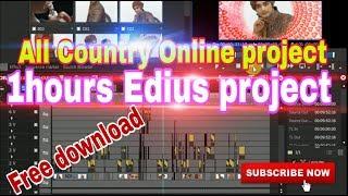 1hours edius online Wedding song project free download by:-srk video mixing point