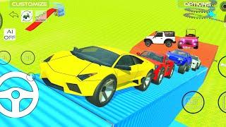 Drive Super Car And Unloading Stone From Dumper Truck in Game  #super #car #gameplay