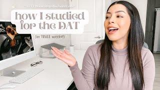 how I studied for the DAT in only 3 weeks, pre-dental series part 3, DATBootcamp discount code