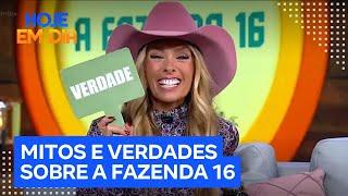 Adriane Galisteu revela mitos e verdades sobre A Fazenda 16