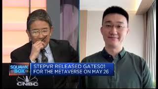 Founder's View: STEPVR CEO talking about GATES01 at CNBC interview | live broadcasting at Singapore