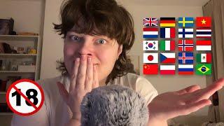 ASMR SWEAR WORDS in 20 LANGUAGES