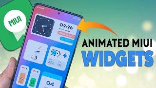 Download ANIMATED MIUI 15 Widgets With New Launcher !