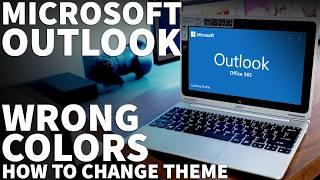 How to Change the Color of Your Outlook From Gray to Blue - How to Change Outlook Background Color