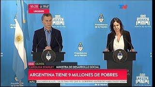 Conferencia de prensa de Macri y Stanley, sobre las cifras de pobreza - 28/09/2016