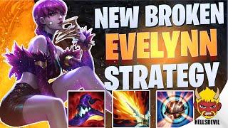 WILD RIFT | NEW BROKEN EVELYNN STRATEGY (MUST WATCH) | Challenger Evelynn Gameplay | Guide & Build