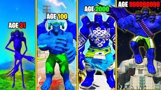 $1 BLUE & GOLD YEARS HULK SUIT into $1,000,000,000 BLUE & GOLD YEARS HULK SUIT in GTA 5 !