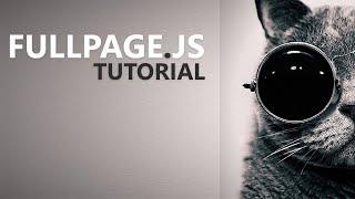 Fullpage.js Tutorial - Part 3: Fixed Navbar