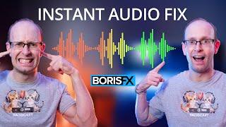 Repair Bad Audio Quickly | Boris FX CrumplePop AI Audio Filters