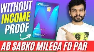 HDFC Tata Neu Credit Card | Without Income Proof | Sabko Milega