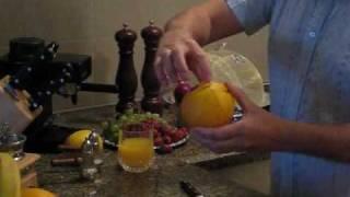 How To Peel An Orange - French Method