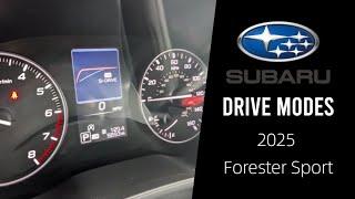 Drive Modes of the 2025 Subaru Forester | SI-DRIVE and X-Mode