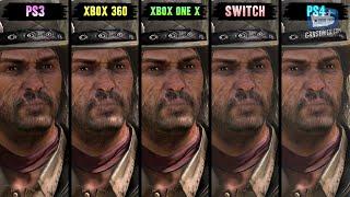 Red Dead Redemption Comparison - PS4 / Nintendo Switch / Xbox One X / Xbox 360 / PS3