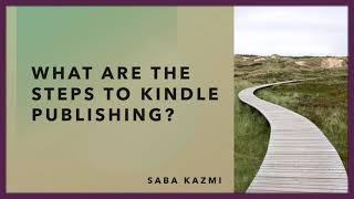 Kindle direct publishing step by step process | Amazon kdp 2021