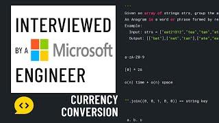 Currency Conversion Interview Problem (Python)