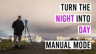 How to take photos during the night | tutorial using the manual mode