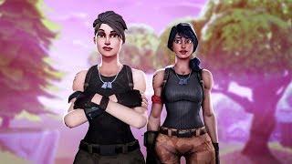 Carrying the nicest random girl on fortnite (Random Duos)