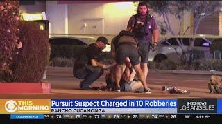 Three-week crime spree ends following pursuit in Rancho Cucamonga