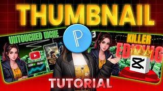 Create HD Youtube Thumbnail in Mobile (pixellab tutorial)