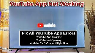 YouTube Not Working on Smart TV - How to Fix