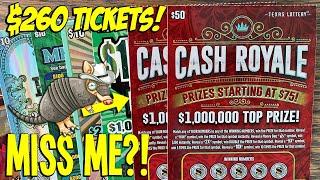 Biggest Win in Pack! $260 TEXAS LOTTERY Scratch Offs