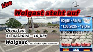 ‼️Live‼️Wolgast steht auf Frieden kostet MutKrieg kostet Leben #beobachterlive