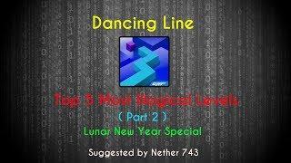 Dancing Line - Top 5 Most Illogical Levels ( Part 2 )
