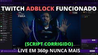 ADBLOCK TWITCH! (FUNCIONANDO 2024)