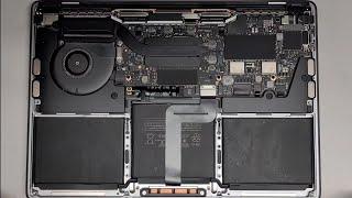 13" Inch 2020 MacBook Pro A2289 Disassembly Liquid Damage Logicboard Motherboard Removal Repair