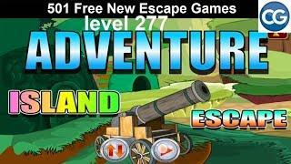 [Walkthrough] 501 Free New Escape Games level 277 - Adventure island escape - Complete Game