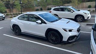 Picking up my 2022 WRX