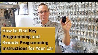 How to Program Car Keys & Remotes: Where to Find Step-by-Step Instructions