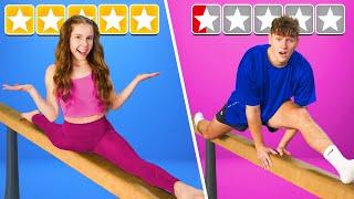 1 Star vs 5 Star Gymnastics Class!