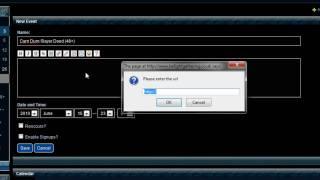 How to setup your own event on the Calendar (Part 1)