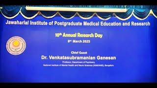  LIVE: 10th Annual Research Day 2025 | JIPMER Puducherry | Medical Research & Innovation