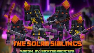 Bosses Mod MCPE Showcase - The Solar Siblings Bosses Addon (Survival Support)