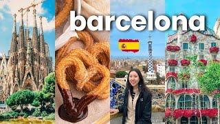 SPAIN Travel Vlog  Everything I Ate, Did & Spent in Barcelona!