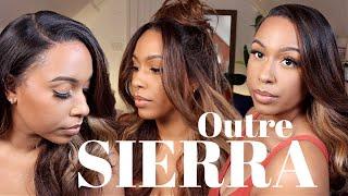 THIS COLOR  | OUTRE 13X6 PERFECT HAIRLINE SYNTHETIC LACE WIG  - SIERRA |  DRFF CARAMEL MOCHA