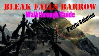 Skyrim Bleak Falls Barrow Walkthrough/Tutorial