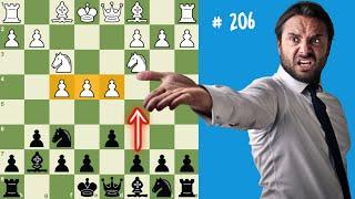Pirc Defense Destroys Austrian Attack! Chess Game # 206