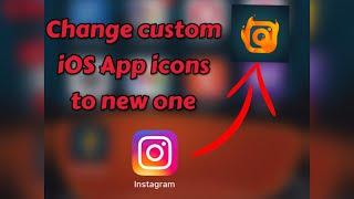 Change custom iOS app icons to new one. iOS 14.4.1 . 2021