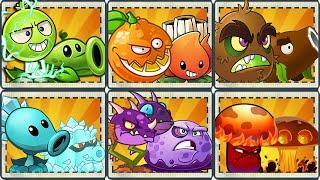 Team COLOR Plants Power-Up! in Plants vs Zombies 2