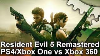 Resident Evil 5 Remastered PS4/Xbox One vs Xbox 360 Gameplay Frame-Rate Test