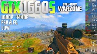 GTX 1660 Super Call of Duty: Warzone 2 | 1440p - 1080p | Low | FSR & FG
