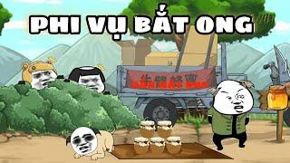 Gấu Hài Hước | Phi Vụ Bắt Ong | Hoạt hình memes gấu siêu hài hước