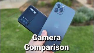 iPhone 12 Pro Max Vs Poco M3 - Camera Comparison