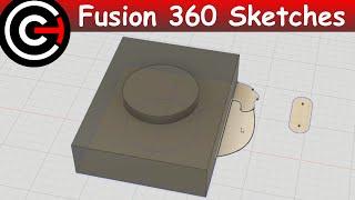 Going From 2D to 3D - Intro to Sketches - Fusion 360 #2