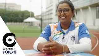 Deepika Kumari is the world #1 arriving at the Olympics | #ArcheryatTokyo