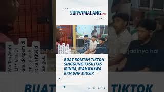 Viral Mahasiswa KKN UNP buat Konten TikTok Singgung Fasililatas Minim, Pihak Kampus Angkat Bicara